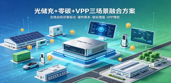全栈自研双擎驱动：光储充+零碳+VPP三场景融合，让能源从成本变资产