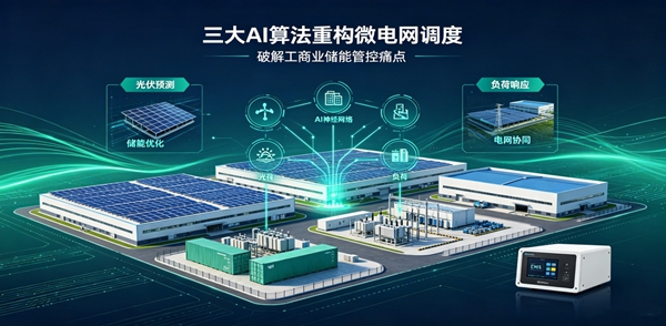 三大 AI 算法重构微电网调度，破解工商业储能管控痛点